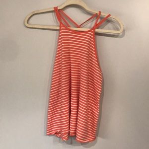 Hollister orange racer back / spaghetti straps. S